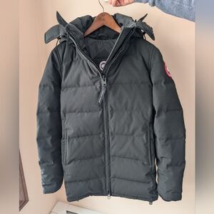 🪿Canada Goose Chelsea Parka 🎀 Medium Black (Fantastic Condition)